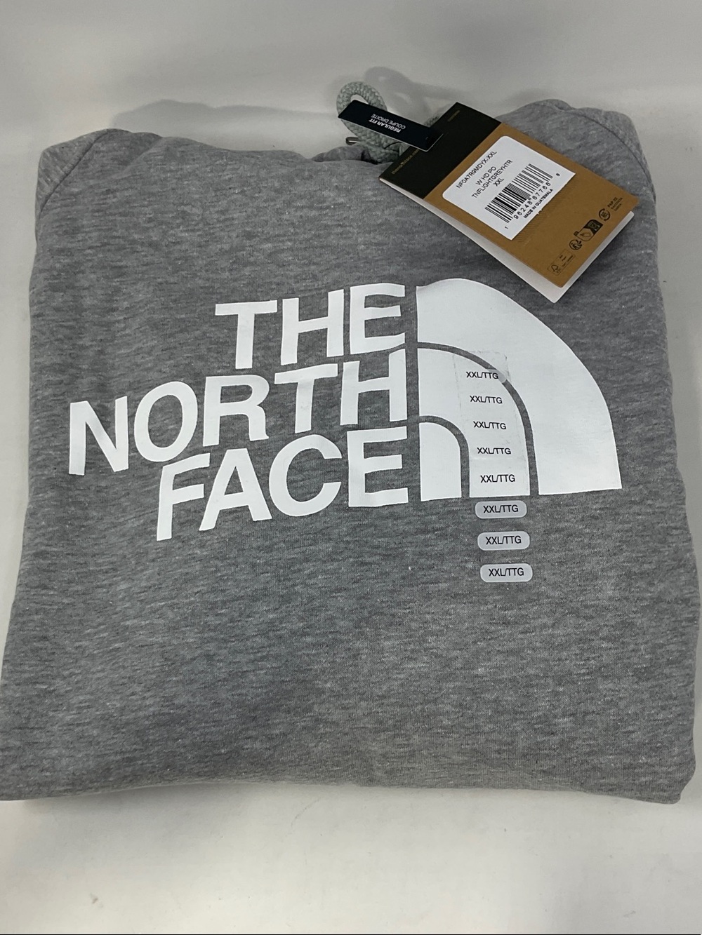 The North Face Grey Logo Pullover Hoodie